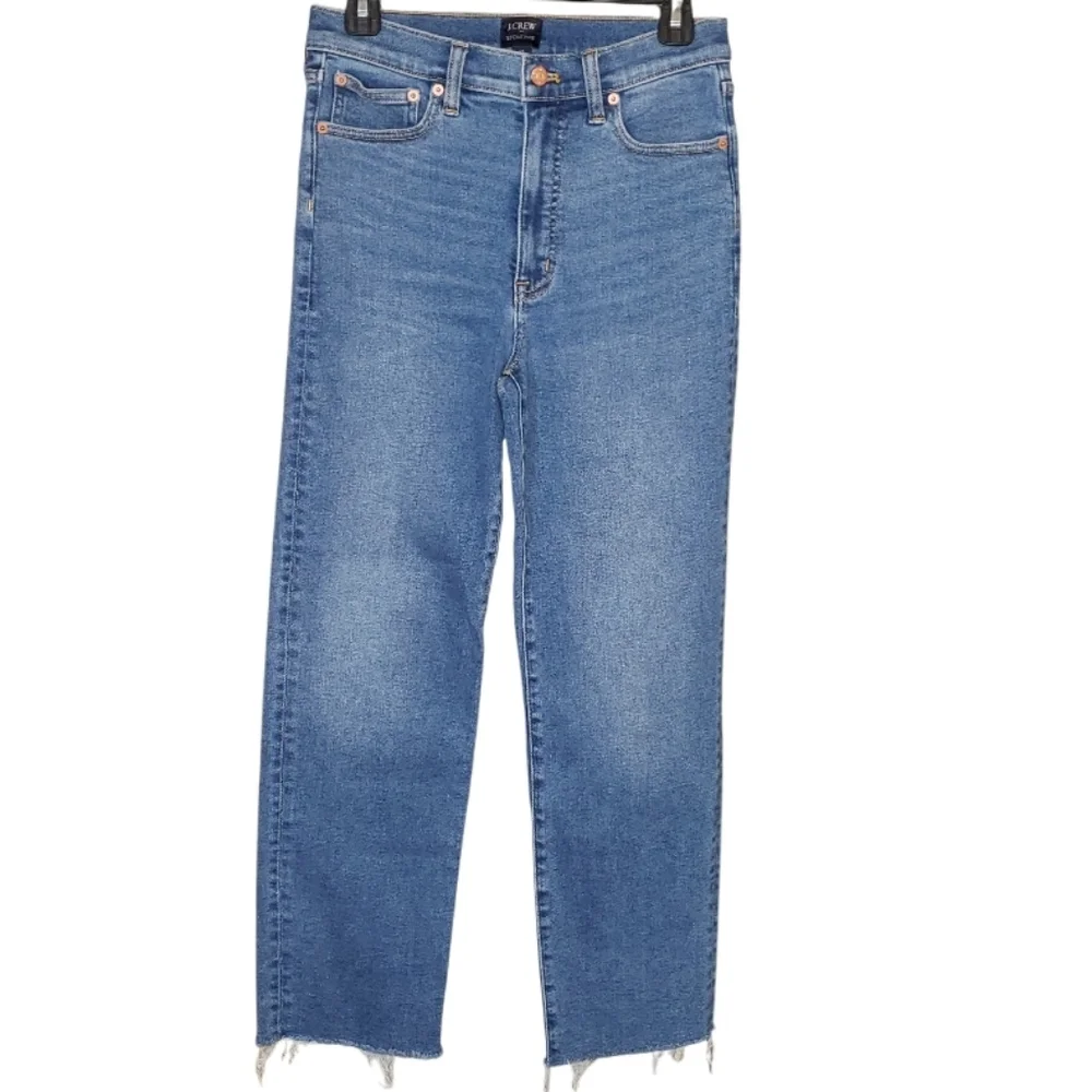 J. Crew Stovepipe High Waisted Straight Leg Jeans - Picture 3 of 8